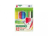 Carioca cu strat antibacterial,varf fin subitre,12 culori set