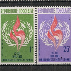 Togo.1963 15 ani Declaratia drepturilor omului ST.269