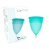 Cupa menstruala silicon Stercup marimea S Turcoaz