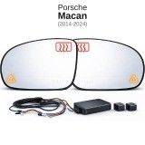 Senzor unghi mort Porsche Macan 2014-2024 cu oglinda dedicata OEM