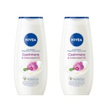 Set 2x Gel de dus NIVEA Cashmere &amp;amp; Cottonseed Oil, cu vitamine si uleiuri, 750 ml