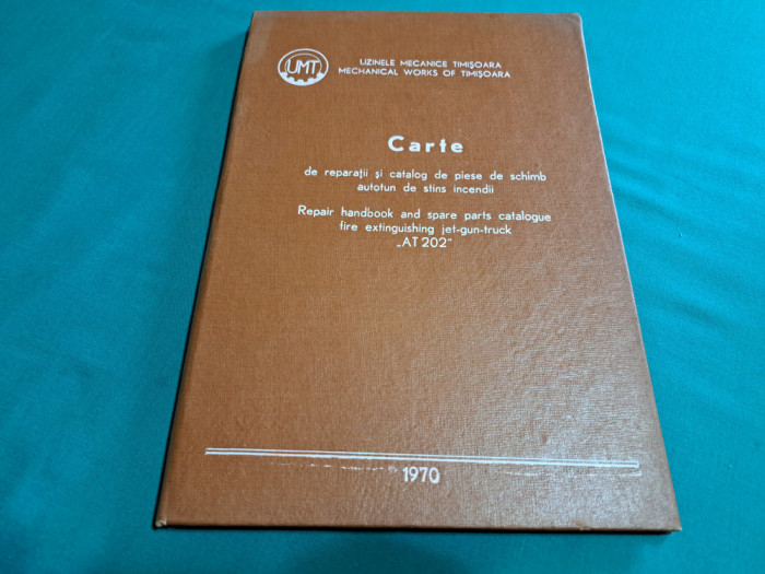 CARTE DE REPARAȚII ȘI CATALOG DE PIESE SCHIMB AUTOTUN DE STINS INCENDII AT202 *