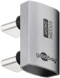 Adaptor USB-C3.1 mama - USB-C tata la 180 in forma de U Thunderbolt 3 /4 Goobay 74446