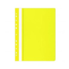 Dosar A4 Noki plastic cu sina si multiperforatii 25/set Dosar A4 Noki galben plastic cu sina si multiperforatii 25/set