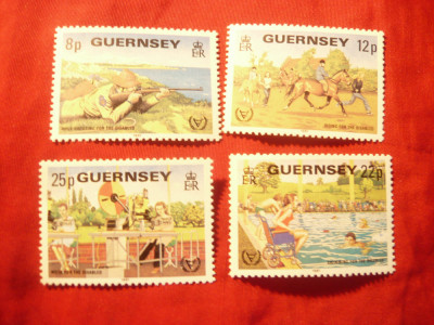 Serie Guernsey 1981 - Anul International Cercetasi , 4 valori foto