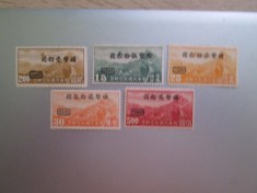 CHINA SERIE CU SUPRATIPAR NESTAMPILAT=420