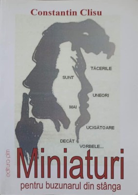 MINIATURI PENTRU BUZUNARUL DIN STANGA. POEZII-CONSTANTIN CLISU-238125 foto