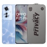 Folie de Protectie pentru Oppo F25 Pro, TEO, Sticla Securizata ESD Antistatica, Super-X Privacy OG, Margini Negre, 0.30 mm, Transparent Inchis