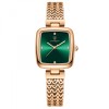 Ceas dama Poedagar Elegant Casual Fashion Quartz Auriu Verde