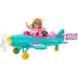 Cumpara ieftin Set de joaca Barbie Chelsea Can Be, Chelsea Pilota cu Avion
