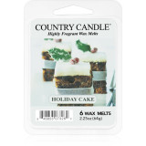 Country Candle Holiday Cake ceară pentru aromatizator 64 g