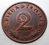2.671 GERMANIA WWII 2 REICHSPFENNIG 1940 A XF, Europa, Bronz