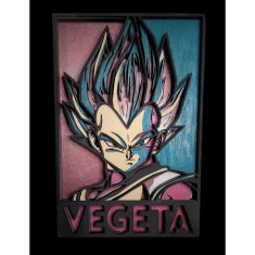 Tablou din Lemn &ndash; Vegeta 3D, 6 Straturi