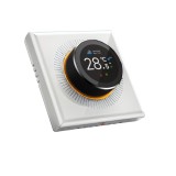 Cumpara ieftin Termostat Inteligent Ambient BIRAI Wi-Fi Smart Control Vocal Tuya Programabil Universala Alb