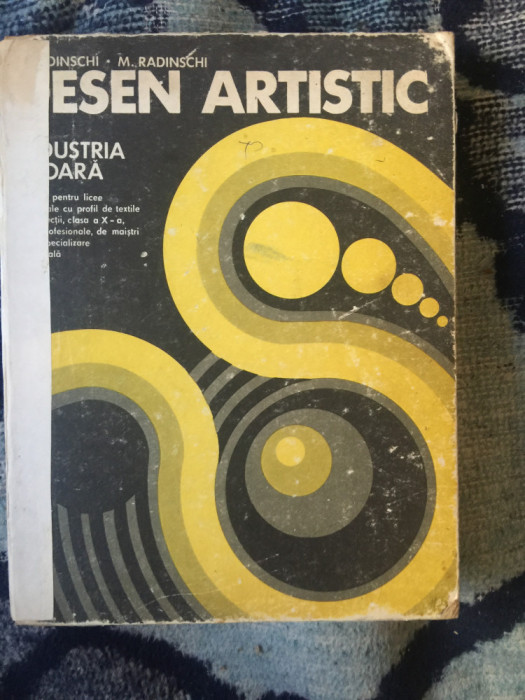 e0d Desen artistic &icirc;n industria ușoară (manual) - C. Radinschi, M. Radinschi
