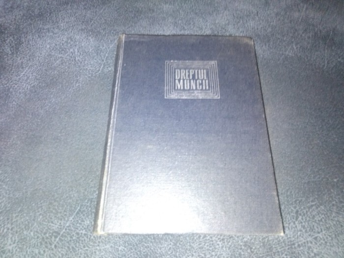 VIRGIL I CAMPIANU - DREPTUL MUNCII 1967