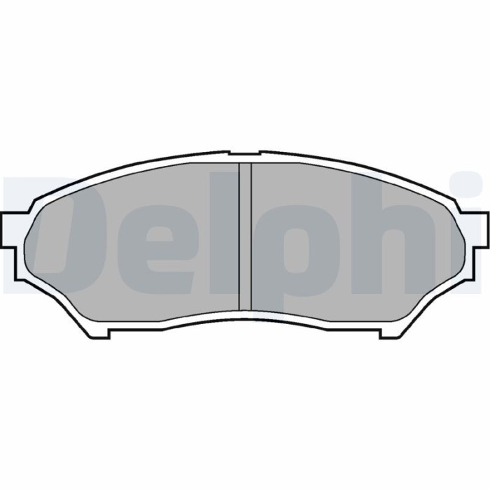 DELPHI LP1448 set placute frana,frana disc