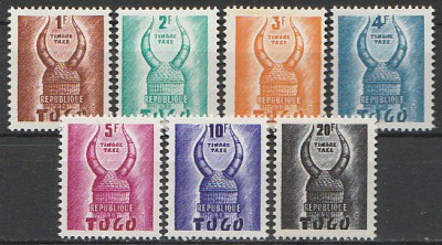 Togo 1959 - Porto, serie neuzata foto