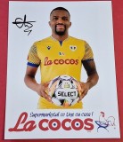 Foto fotbal cu semnatura originala jucatorul IROBISO nr. 9 - FC PETROLUL PLOIESTI (sezonul 2024-2025)