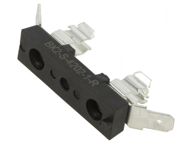 Clemă Siguranțe Cilindrice 25A Neagră 6,3x32mm