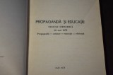 Propaganda actiune educatie eficienta Iasi 1978