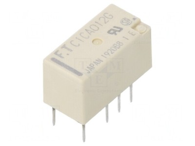 Releu Electromagnetic DPDT 12VDC 2A foto