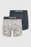 Levi&#039;s boxeri 2-pack barbati, culoarea gri