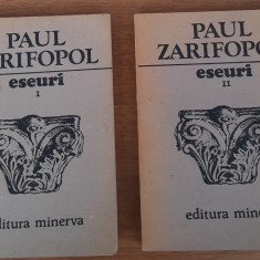 Eseuri, Paul Zarifopol, două volume
