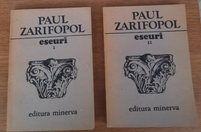 Eseuri, Paul Zarifopol, două volume foto