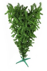 Brad artificial de Craciun Babbo Natale 180cm verde invers foto