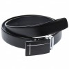 Curea din piele pentru barbati, catarama metalica fara ac, latime 3.5 cm, lungime reglabila, negru - LS238NSS, Lucianis style