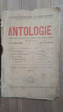 Antologie pentru clasa I a gimnaziului unic- C.I.Bondescu