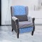 Gossi fotoliu, design mozaic, material textil