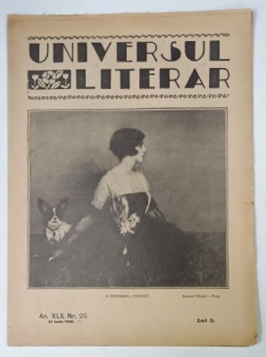 UNIVERSUL LITERAR , No. 26 , 1926 foto
