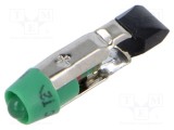Lampă LED verde T5 CML 24V 3mm plastic