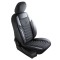 Set Huse Scaune Auto pentru Volkswagen Touareg - Panda Florida, negru gri, 11 piese