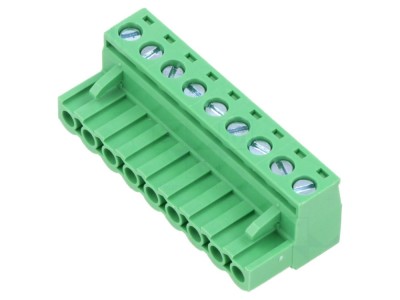 Conector regletă deconectabilă mamă drept 9 pini foto