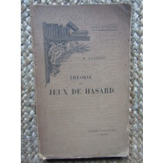 THEORIE DES JEUX DE HASARD - H LAURENT
