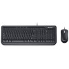 Kit Tastatura + Mouse Microsoft Wired Desktop 600, USB, Negru