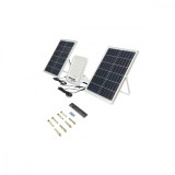Cumpara ieftin Lampa LED cu panou solar 100W proiector 300W baterie 3,2V 40Ah