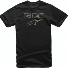 Tricou Alpinestars Ride 2.0 Camo TEE culoare Negru marime SM Cod Produs: MX_NEW 303017746PE