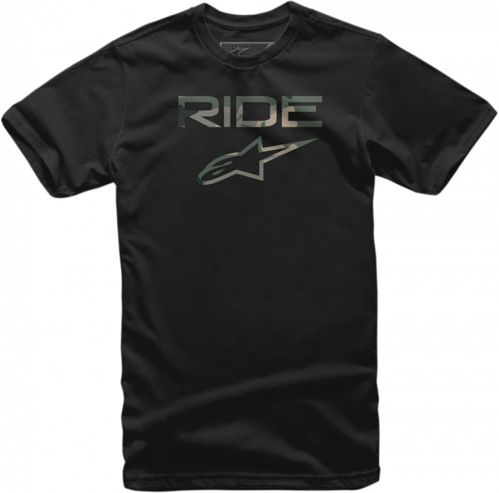 Tricou Alpinestars Ride 2.0 Camo TEE culoare Negru marime SM Cod Produs: MX_NEW 303017746PE