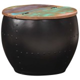 Cumpara ieftin Masuta de cafea, 53 x 43 cm, lemn masiv reciclat
