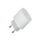 Incarcator compatibil Apple 20W Fast Charge, iPhone, fara cablu, alimentator retea fast charge, port USB-C, culoarea alba