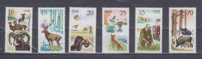 A12 S4 2 - Timbre foarte vechi - Fosta Germanie Democrata DDR animale salbatice