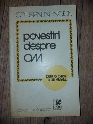 Povestiri despre om- Constantin Noica foto