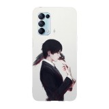 Husa compatibila cu Oppo A55, Viceversa, model Chrollo Lucifer, Hunter x Hunter, Silicon, TPU, Transparent, Carcasa