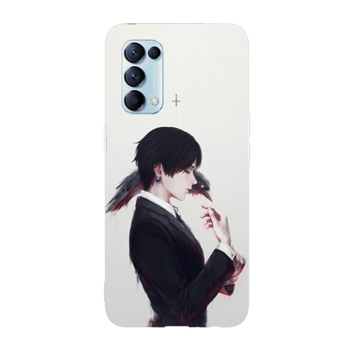 Husa compatibila cu Oppo Find X5, Viceversa, model Chrollo Lucifer, Hunter x Hunter, Silicon, TPU