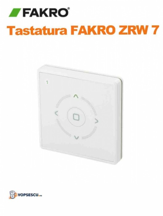 Tastatura de perete multi-channel pentru ferestrele Fakro Z-Wave, Model ZRW 7