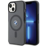 Husa pentru iPhone 15 Plus - BMW Hardcase IML Signature MagSafe (BMHMP15MDSLK) - Black